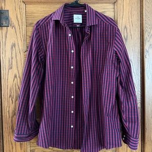 Red and blue checkered Ben Sherman button down